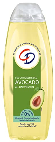 CD Bagno idratante Avocado, 1 x 500 ml, additivo vegano, nutre e idrata, con profumo delicato e fresco, cura del corpo senza sapone