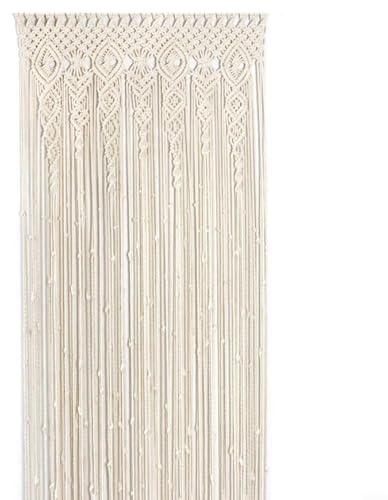 LVYXON Tapiz Tejido Bohemio Cortina de Puerta - Elegante Divisor de Habitación para Decoración de Ventanas, Telón de Fondo para Fotos de Boda, 1 Paquete, Accesorio de Decoración del Hogar (100x200cm)