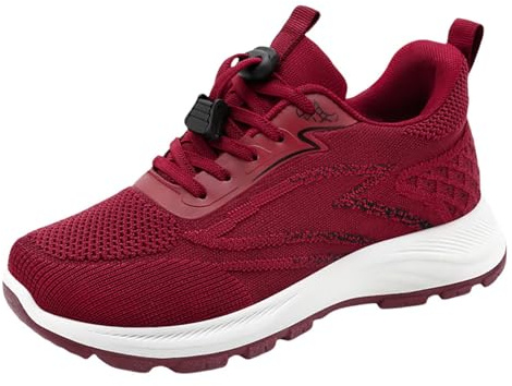 Basket De Randonnée Femme - Chaussures De Randonnée en Plein Air Sneaker Orthopédique Shoe Plateforme Baskets Respirant Sneaker Laçage Chaussure Glissement Basket Semelle Souple Shoe