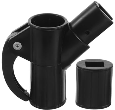 UKCOCO Accessori per Ombrellone Parasole Banana Stabilizzatore in Plastica Nero, Meccanismo Scorrevole per Giardino e Esterno, Facile Regolazione e Resistenza al Vento