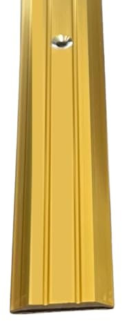 Carpet and Vinyl Metal Floor Edging - Vinyl Cover Strip Gold 900mm