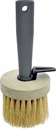 Triuso Teerquaste rund 80mm Kunststoff Natur-Fibre Teerpinsel Teer Dachanstrich Dach