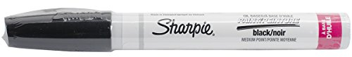 Sharpie Oil-based Paint Marker - Medium Marker Point Type - Black Ink - 1 Each Each