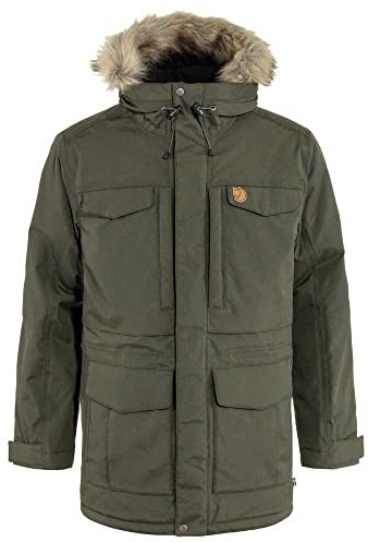 Fjällräven Herren Nuuk Parka, Deep Forest, M