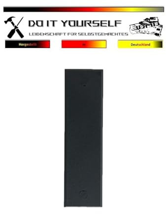 Rolladengurt Abdeckung geschlossen Lochabstand 160mm Gurtwickler Abdeckung, DIY, Schwarz Strukture