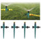 4 Stück Garten Rasensprenger, 360 Grad Drehbarer Gartensprenger, Automatische Bewässerung Gartensprenger für Outdoor, Garten, Hof, Rasen(Grün)