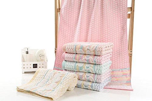 YSN Home Collection YSN10 - Baumwoll-Handtuch, extra flauschig und saugfähig - Grün, 34x70 cm