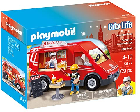PLAYMOBIL City Life 5677 Food Truck, Spielzeug für Kinder ab 4 Jahren [Exklusiv bei Amazon]