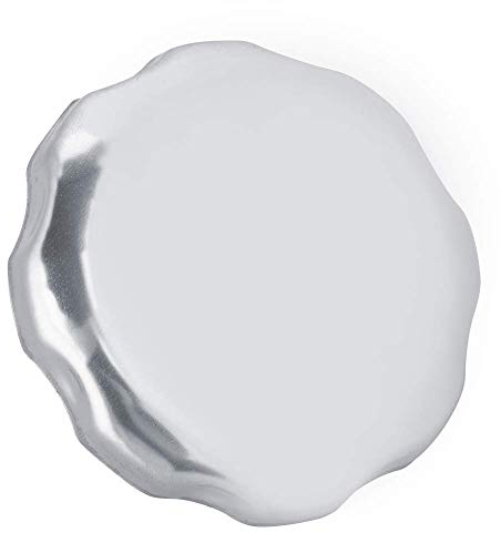Tapa del tanque de gasolina de Jeffergarden Tapa del tanque de gasolina de combustible de cromo para motores GX160 GX200 GX240 GX270 GX340 GX390