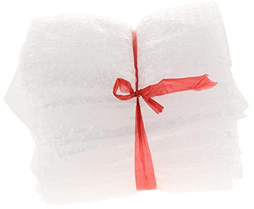 SDENSHI 50PCS Tamaño Seleccionado Embalaje Bolsa de Amortiguación Bolsas de Burbujas Transparentes - 15x20cm