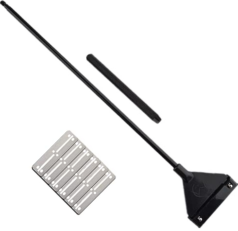 通用 Algae Scraper Fish Tank Gravel Fish Tank Cleaner with 5 Blades Large Fish Tank Cleaning Tool for Glass Scraper Aquarium Gravel