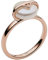 Emporio Armani Ring Für Frauen, Größe: 17X17X2mm Größe Perle: 9-10mm Rose Gold Sterling Silber Ring, EG3536221