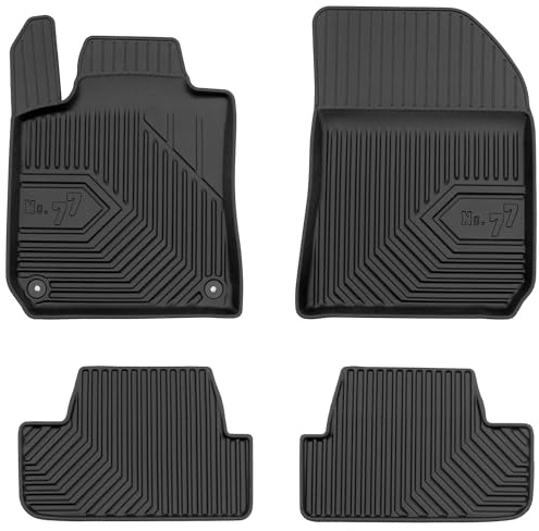 MOTOS Tappetini in gomma per auto adatto per Peugeot 308 II 2013-2021 Migliorate il vostro comfort di viaggio con il tappetino antiscivolo per auto No.77