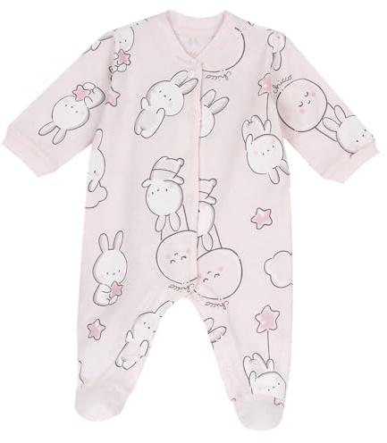 Chicco, Tutina Neonato/Neonata, con Comoda Apertura Frontale con Bottoncini, in Morbido Cotone, Lavabile in Lavatrice, Abbigliamento Neonato/Neonata 0-24 Mesi, Designed in Italy