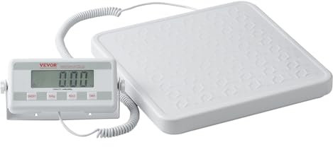 VEVOR Balance Pèse Personnes Médicale Portable Numérique Professionnelle, Plateforme Antidérapante, 2 Unités kg/lb, Fonction Maintien et Tare, Charge 200 kg, pour Médecin, Gymnases, Maisons, Hôpitaux