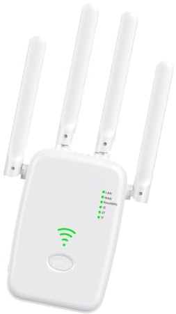 Internet Extender Wifi Booster, Wifi Extender Signal Booster, Wifi Repeater, WiFi Extender 300Mbps Wifi Repeater Trådlös Signalförstärkare Extended Network Enhancer Hemrouter för bärbara datorer