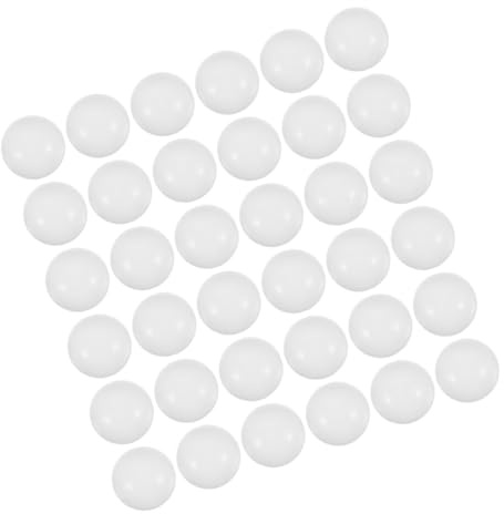 Veemoon Balles de Tennis de Table Haute Élasticité en Plastique Blanc Lot de 100 Effet Phosphorescent pour Entraînement et Jeux en Famille