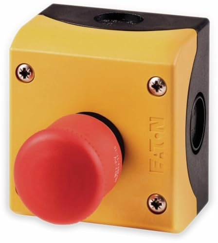 Eaton 216525 not-Halt/aus-Taste, D = 38 mm, Zugentriegelt, unbeleuchtet, 1 Öffner, 1 Schließer, Aufbau