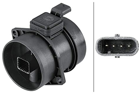 HELLA 8ET 358 095-321 Luftmassenmesser - 4-polig - Rohrstutzen - ohne Dichtung