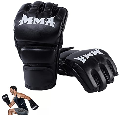 Fowybe Boxtrainingshandschuhe - Boxhandschuhe für Herren | MMA Handschuhe für Männer und Frauen, Mixed Martial Arts Sparring Training Grappling Kampfhandschuhe