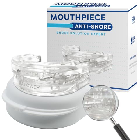 Schnarchschiene Schnarchstopper Anti Sschnarch,Mouth Guard, Mundschutz, Mouth Guard for Snoring,Besser Schlafen als je zuvor, Mundschutz für Anti Schnarch Geräte (2 STK)