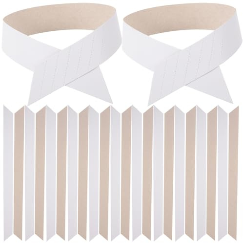 WRITWAA Shirt Collar Support Stays for Men 100 Pieces Adjustable Paper Collar Inserts to Maintain Shirt Shape and Neat Appearance for Dress Shirts