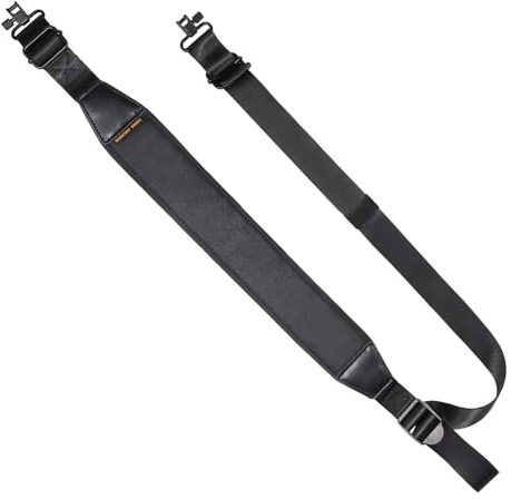 Adjustable Gun Sling with detachable Swivel-2 Point Sling Durable Rifle Sling With Anti-Slip Neoprene Shoulder Pad for Enhanced Comfort & Stability