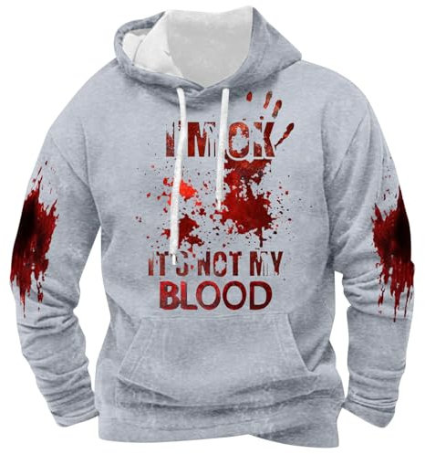 SRZYMJ Hoodie Herren Reißverschluss Sweatjacke mit Kapuze Sweatshirt Jacke Langarm Leicht Kapuzenjacke Sportjacke Kapuzenpullover Warm Freizeitjacke Übergangsjacke Skate-Kapuzenpullover Grey XL