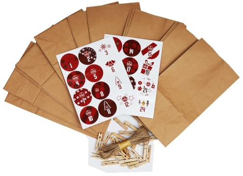 1. FC Nürnberg - Adventskalender Bastel-Set - DIY Weihnachtskalender zum Befüllen