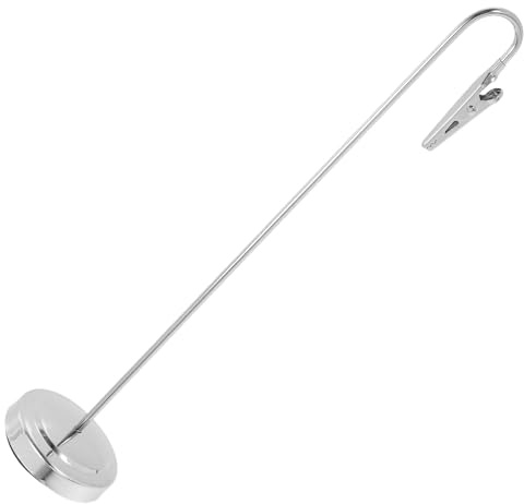 Angoily Porte-Cartes en Métal 20 CM pour Bureau Support Multifonction pour Notes Reçus et Numéros de Table Pince Porte-Mémos Robuste et Compact Organisation Bureau et Restauration