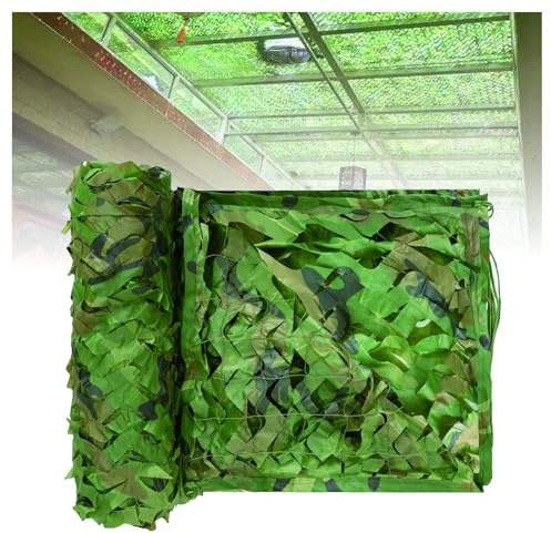 Woodland Netting Sunscreen Camouflage Netting Hunting Blind Camo Net Bulk Roll Mesh Camo Tarp for Hunting Blind Sunshade Car Cover Camping Shooting Fence Canopy Party Decorations(13ftx16.4ft)