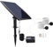 Solar Powered Air Pump, Oxygenator Aerator Air Pump Oxygen for Outdoor Pool Pond Fish Tank,Oxygen Pump with Air Stone