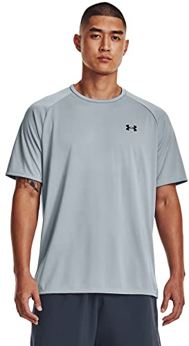 Under Armour Mens Short-Sleeves Herren Ua Tech™ 2.0 T-Shirt, Kurzärmlig, Harbor Blue, 1326413-465, LG