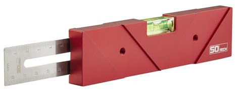 SOTECH Herramienta multiusos de marcado y medición incl. nivel de burbuja