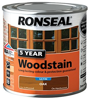 Ronseal 5YWO250 250 ml 5 Year Woodstain Paint - Oak