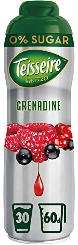 Teisseire Getränke-Sirup Grenadine 0% - 600ml - Sirup der genauso schmeckt wie die Frucht (1er Pack)
