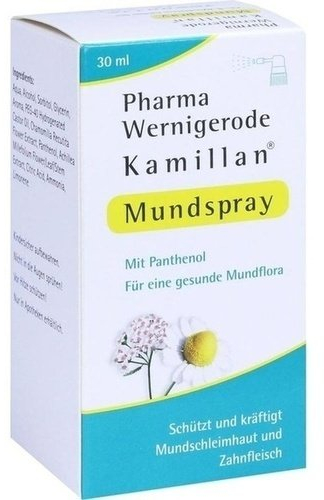 Aristo Pharma GmbH Kamillan Mundspray 30 ml Alkoholfrei, Fluoridfrei, Beruhigend