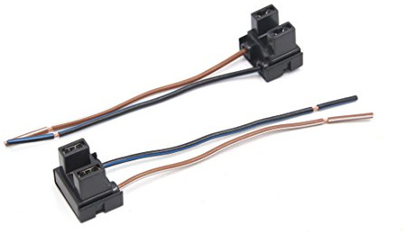 uxcell 2Pcs H7 Fog Light Bulb Extension Wiring Harness