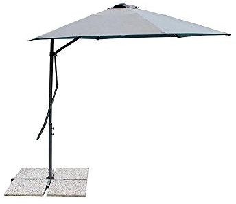 OMBRELLONE PARASOLE PER GIARDINO TERRAZZO BAR RISTORANTE HOTEL ALBERGO RESIDENCE GELATERIA AGRITURISMO ZENITH P/L 2,5 X 2,5 PER ESTERNO MOLTO RESISTENTE