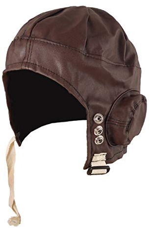 Erwachsene Biggles PILOT AVIATOR Hut Kostüm Zubehör