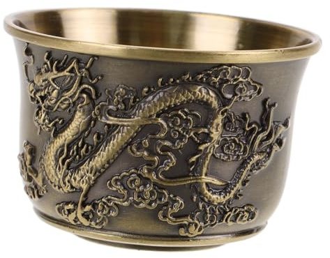 jojofuny Calice Gobelet Gobelet À Vin Calice Tasse Cuivre Eau Offrande Bol Alliage Vintage Verres À Vin Rétro Boire Communion Tasses