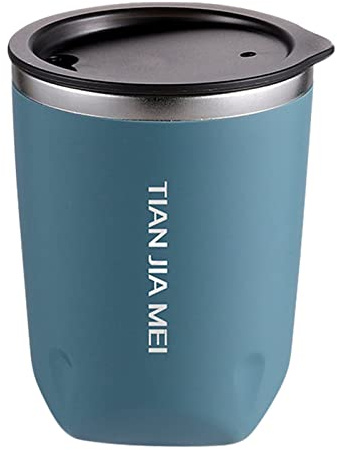 Botellas de agua de gimnasio para hombre, 300 ml, taza de café aislada, taza térmica para hombres y mujeres, delicada taza portátil, botellas de agua de vidrio reutilizables