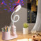 Aicharynic Lampada da scrivania a LED per bambini, con portapenne, lampada da tavolo a LED, dimmerabile, ricaricabile a 360°, regolabile a collo di cigno, luce da lettura con stella