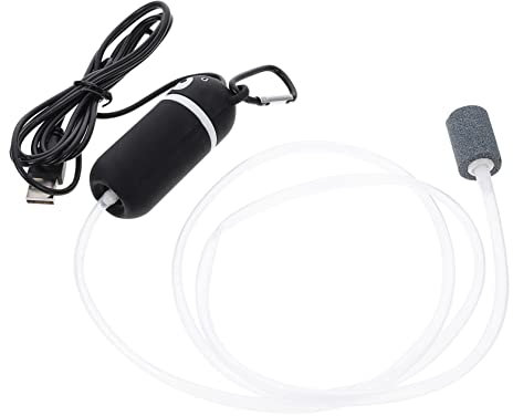 BESPORTBLE 1 Satz Sauerstoffpumpe kleines Aquarium Aquariumpumpe USB heim luftschlauch Belüftungspumpe für Fischbecken Luftpumpe für Aquarien Stumm Belüfter Werkzeug Plastik