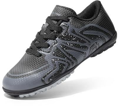 DREAM PAIRS Boys Football Boots Shoes Kids Girls Soccer Athletics Sport ShoesTeenager Indoor Outdoor Sneakers for Unisex