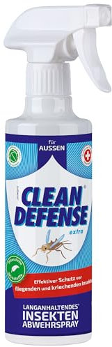 CLEAN DEFENSE Extra Insektenspray | Mikroverkapselung für dosierte Langzeitwirkung – ideal für den Außenbereich (Ameisen, Wespen, Wanzen & mehr)