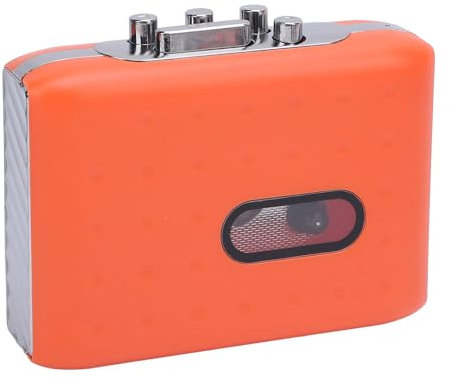 Grabadora de Reproductor de Cassette Portátil, Casete Al Convertidor MP3 Micrófono y Conector para Auriculares Incorporados, con Auriculares