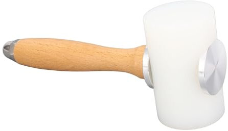 Marteau à sculpter en caoutchouc et cuir de qualité supérieure pour les coups de gravure, fournitures artistiques, design ergonomique pour l'artisanat fin, polyvalent et pratique, avec longueur de