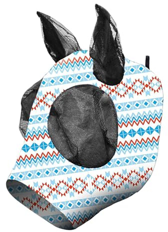 Protezione anti-mosche per, morbida sulla pelle, morbida protezione UV, traspirante, per una protezione confortevole, trasparente, per allenarsi e cavalcare all'aperto