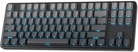 Redragon K707 HE Teclado mecánico para Juegos de Disparo rápido, 87 Teclas TKL con Cable, Interruptor magnético de Efecto Hall, accionamiento hiperrápido, Punto de accionamiento Ajustable, US Layout